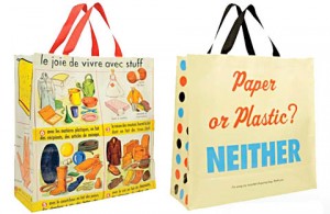 designer reusable shopping bags