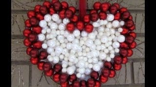 Valentine’s Day Craft Idea- Homemade Wreath {Video}